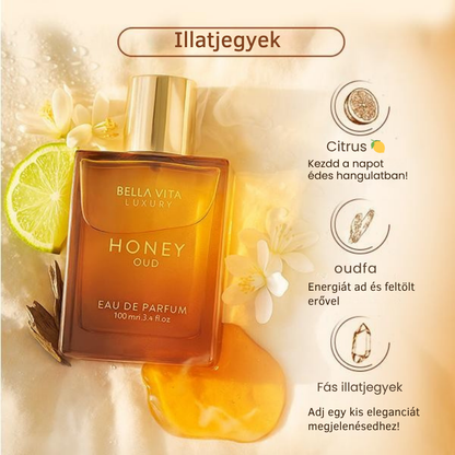 Luxus Mézes Oud – Virágos és fűszeres parfüm | Tiszta, vegán, állatkísérlet-mentes illat